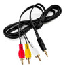 Cable Spica A 3 Rca  Tv Camaras Canaleras Dvd 5 Metros Tcs 2 Cable Spica A 3 Rca  Tv Camaras Canaleras Dvd 5 Metros Tcs 2