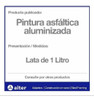 Pintura Asfáltica Megaflex Aluminizada Por 1 Litro 2