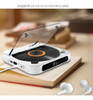 Leitor De Cd Recarregável Com Alto-falante Usb Mp3 4
