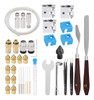 42pcs Ender 3 Pro Nozzles Kit, 1 Mk8 Boquilla De Acero Endur 0