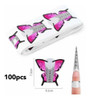 100 Moldes Mariposa Uñas Esculpidas Acrílicas Gelificadas 1 100 Moldes Mariposa Uñas Esculpidas Acrílicas Gelificadas 1
