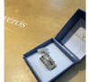 Anillo Plata 925 Y Oro Dublee Con Circonias, T18. Tuset 1