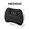 Mini Teclado Inalámbrico C/ Panel Táctil Retroiluminado Otec 4