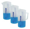 3 Jarras Béquer Becker 2500ml Plástico Silk Screen 4