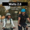 Casco De Ciclismo Bern Watts 2.0, Negro Mate, Grande 1