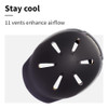 Casco De Ciclismo Bern Watts 2.0, Negro Mate, Grande 3