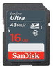 5 Paquete - Sandisk Ultra 16gb Sd Tarjeta De Memoria Flash S 2