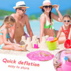 2 Pelotas De Playa Inflatables Con Purpurina 40 Cms Diámetro 6