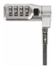 Targus Defcon 3-en-1 Bloqueo De Cable Combinado Reiniciable 3