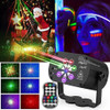 Mini Raio Laser Led Rgb E Uv Usb Canhão De Luz Strobo Balada 7