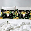 Feelyou - Juego De Funda De Edredón Con Girasol, Flores Amar 2 Feelyou - Juego De Funda De Edredón Con Girasol, Flores Amar 2