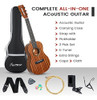 Asmuse Guitarra Acústica De 30 Pulgadas, Kit De 4