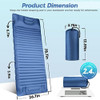 Inflatable Sleeping Pad For Camping, 3.9 Thick 5