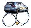 Kit X2 Cables Freno Trasero Vw Golf Bora Disco 2006/14 0