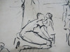 Dibujo Boceto A La Tinta Estudio Pintura Pintor Castagnino 2