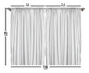 Ambesonne Cortinas De Impresión De Bambú, Imagen De Árboles 1