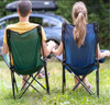 Silla Plegable Con Posabrazos Azul Exterior-pesca-camping 1