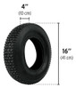 Cubierta Para Rueda De Carretilla 16'' - Truper 1