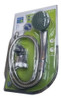 Kit Duchador De Mano Latyn Con Soporte Regulable Cromo 1