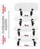 Deflector De Parabrisas Para Moto Regulable Xm 5