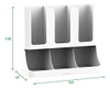Mind Reader - Organizador Vertical Para Almacenamiento De Ta 2
