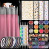 Nail Art Kit Con Nail Glitter & Nail Sticker, Teenitor Nail 0