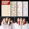 Nail Art Kit Con Nail Glitter & Nail Sticker, Teenitor Nail 3