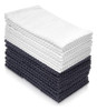 Simpli-magic 79331 Toallas De Mano De Algodón, Gris/blanco, 0