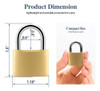 Braxe 4 Candados Con Llave Con 6 Mismas Llaves, Candado Al 2