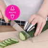 Protector Dedos Acero Inoxidable Cocina Gadget Calidad Picar 4