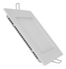 Plafón Cuadrado Led Embutir 18w - Luz Cálida 0