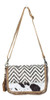 Myra Bag S1351 Bolsa De Hombro De Lona Y Vaca 0