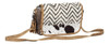 Myra Bag S1351 Bolsa De Hombro De Lona Y Vaca 4
