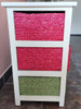 Cajonera De Pino Con 6 Cajones De Mimbre, Varios Colores 5