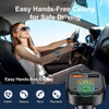Adaptador Bluetooth Para Automvil, Transmisor Fm Bluetooth P 3
