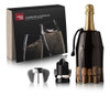Champagne Accesorio Set Vacu Vin  Tapon Abridor + Enfriador 0