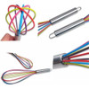 Batidor De Mano Chico Manual Revestido Silicona Multicolor 2