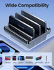 Soporte Vertical Para Laptop Ajustable Doble Ranura 4