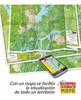 Mapa Satelital Río Paraná. Area A1 ( Km 579 / 653 ). Impreso 3