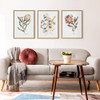 Kate Y Laurel Sylvie Wild Salvia Framed Canvas Wall Art Por 1