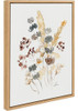 Kate Y Laurel Sylvie Wild Salvia Framed Canvas Wall Art Por 4