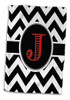 3d Rosa Negro Y Blanco Chevron Monograma Rojo Inicial J Toal 0