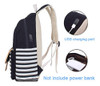 Lmeison - Mochila De Carga Con Bolsa De Almuerzo, Resistente 3