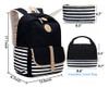 Lmeison - Mochila De Carga Con Bolsa De Almuerzo, Resistente 4