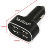 Taotuo 4 Puertos 5v 8a Coche Cargador Adaptador Usb Para Sma 5