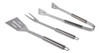 Set Barbacoa 3 Piezas, Juego Parrillero Ac. Inox. + Estuche 2