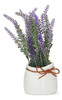 Flores Artificiales De Lavanda En Jarrón De Cerámica Para De 1