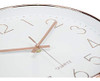 Tebery Reloj De Pared Moderno Silencioso De 12 Pulgadas Con 4