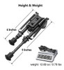 Bipode Cvlife Para Rifle Con Adaptador Para Riel M - Fibra 4