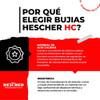 Kit X4 Bujía Precalentamiento Hc-230 P/ Toyota Hilux 3.0 D / 2
